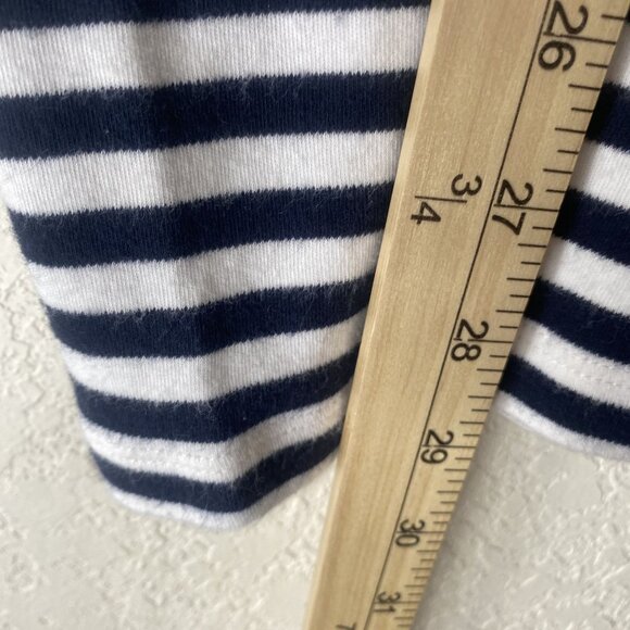 Cj Banks Tunic Top Womens 3X Plus Size Navy White Striped Casual Beach Resort - Picture 8 of 10